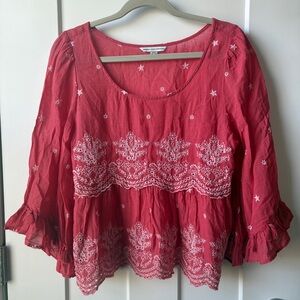 American Eagle Embroidered Blouse